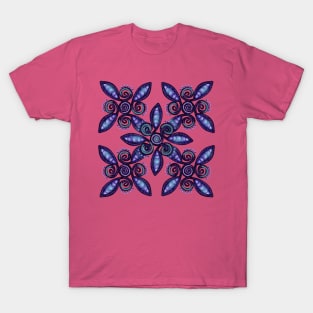 Blue zendoodle T-Shirt